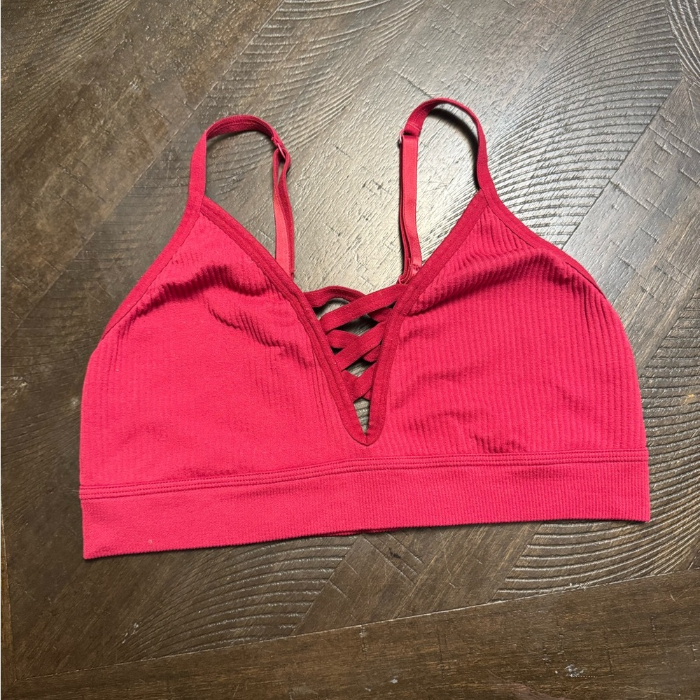 Victoria’s Secret PINK Women's Red Bralette